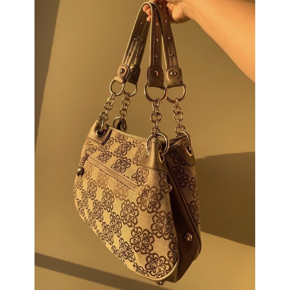 Kathy Van Zeeland Studded Chain Strap Shoulder Purse Y2k Great Condition - Picture 2 of 12
